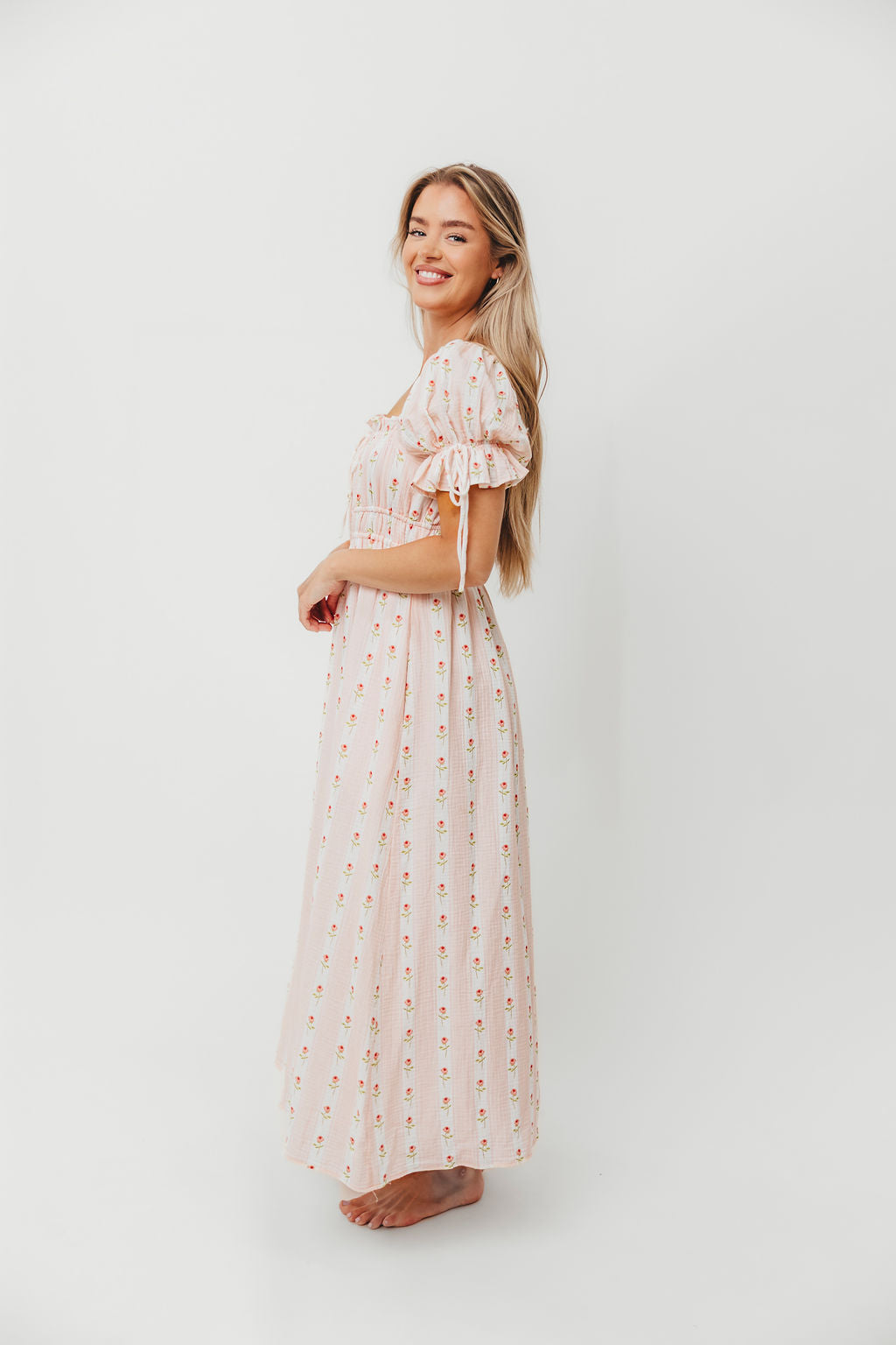 Savanna Steppe 100% Cotton Dress in Pink Rose - Bump Friendly & Inclusive Sizing *8/4 PRE-ORDER* - Image 3