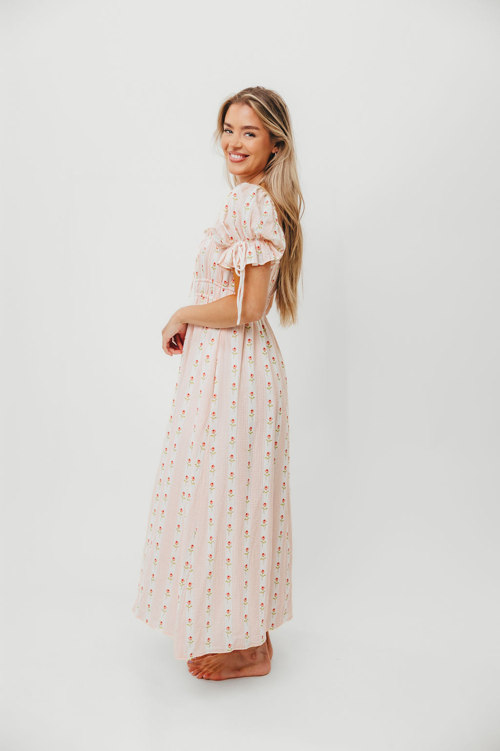 Savanna Steppe 100% Cotton Dress in Pink Rose - Bump Friendly & Inclusive Sizing *8/4 PRE-ORDER* - Image 4