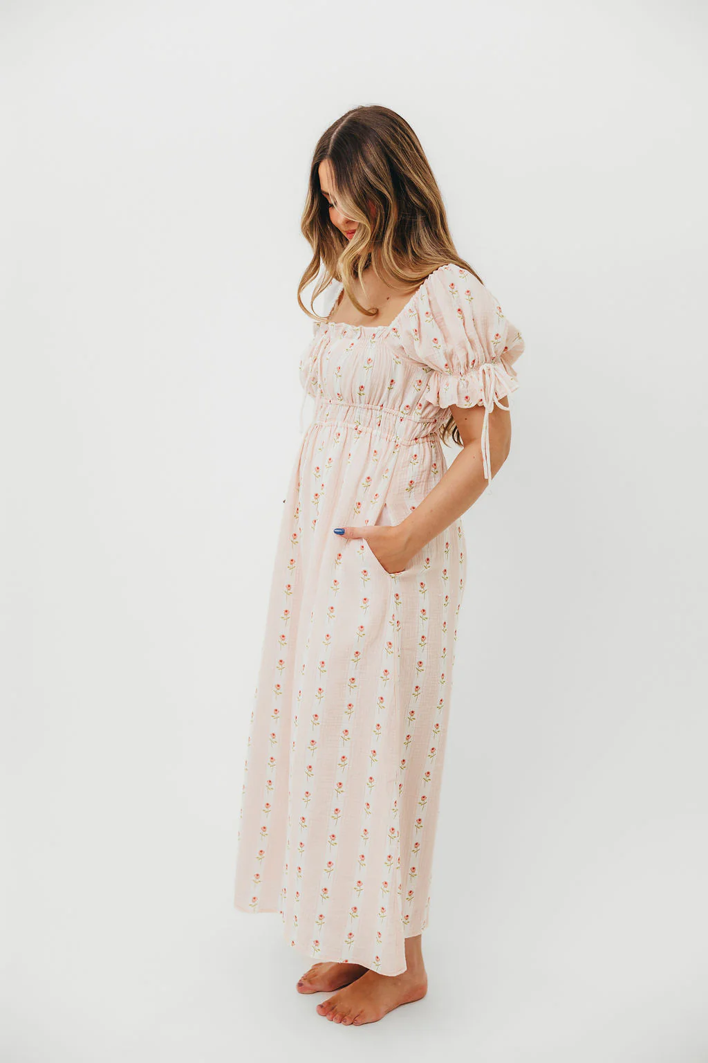 Savanna Steppe 100% Cotton Dress in Pink Rose - Bump Friendly & Inclusive Sizing *8/4 PRE-ORDER* - Image 7