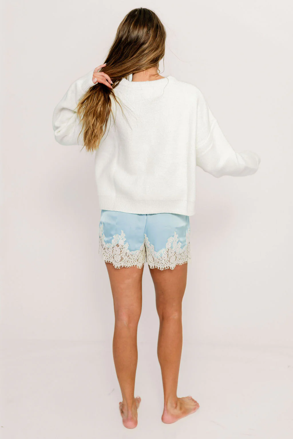 Alyssa Cardigan in Ivory - Nursing Friendly - Image 6