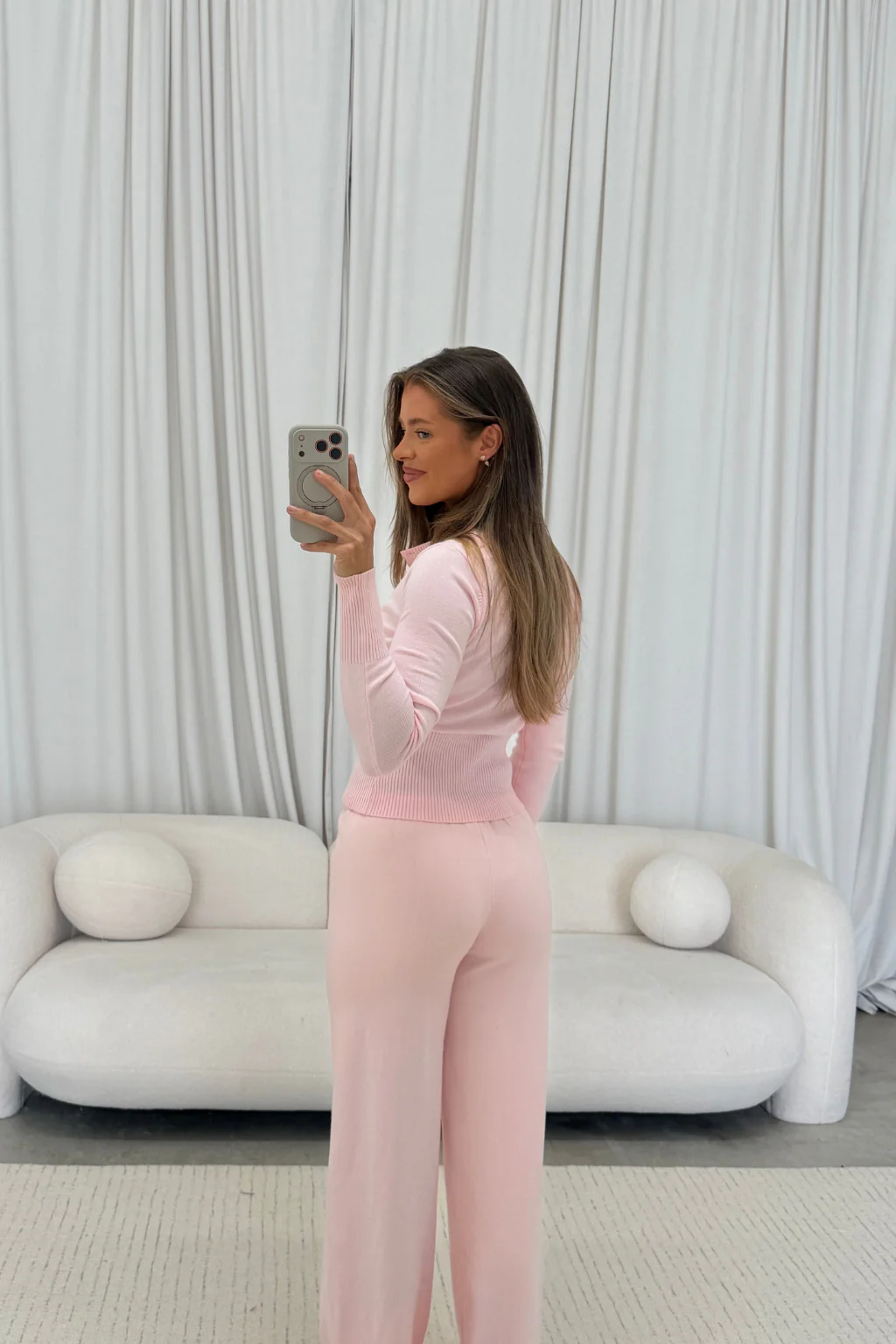 Avelyn Knit Set in Blush - Image 6