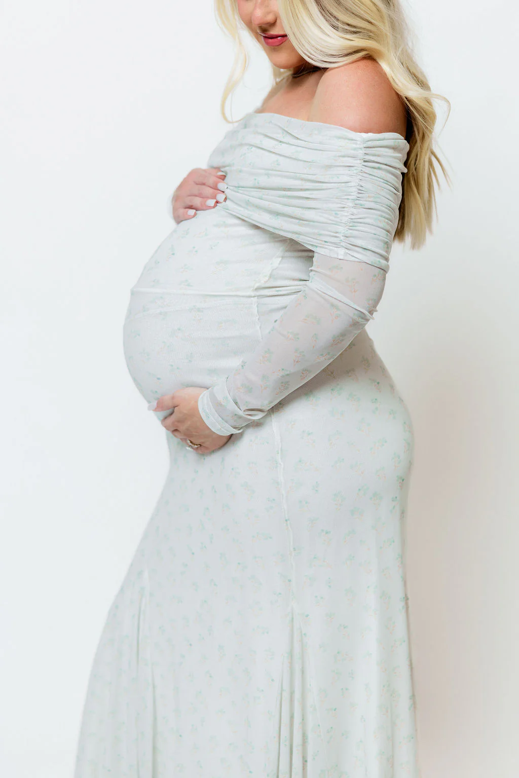 Azaleia Maxi Dress in Muted Sage - Size up for Bump - Image 16