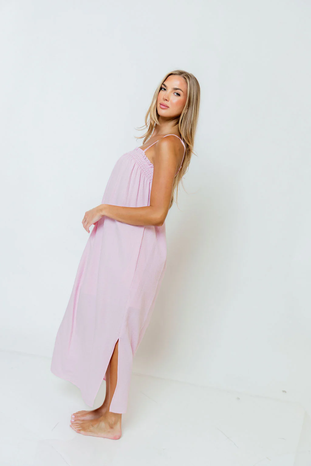 Emberly Dress in Blush/Pink - Image 4