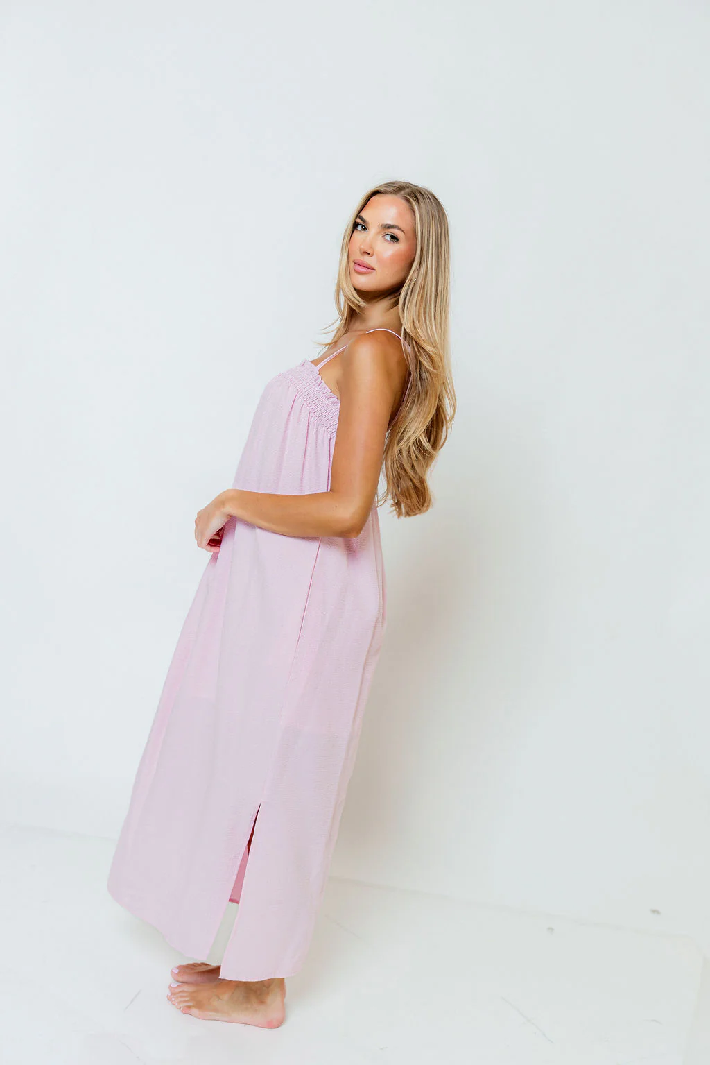 Emberly Dress in Blush/Pink - Image 5