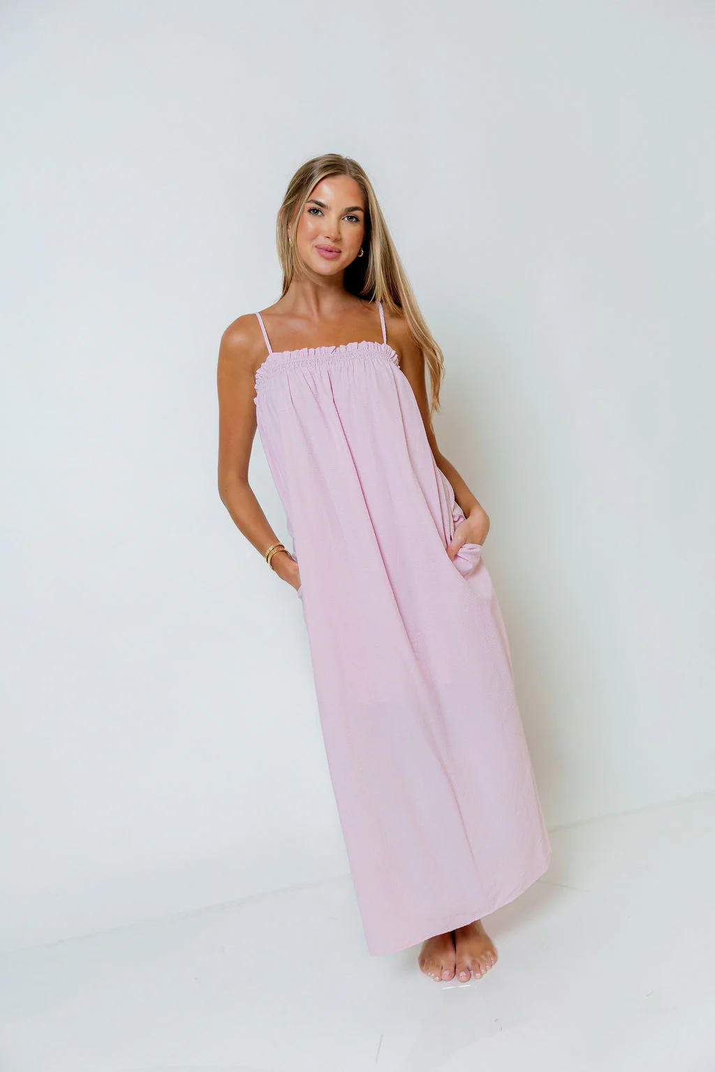 Emberly Dress in Blush/Pink - Image 7