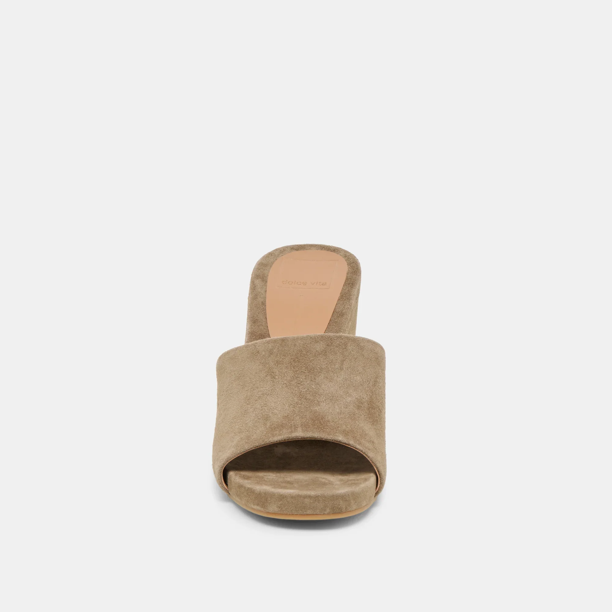 Holta Wedges in Olive Suede - Image 6