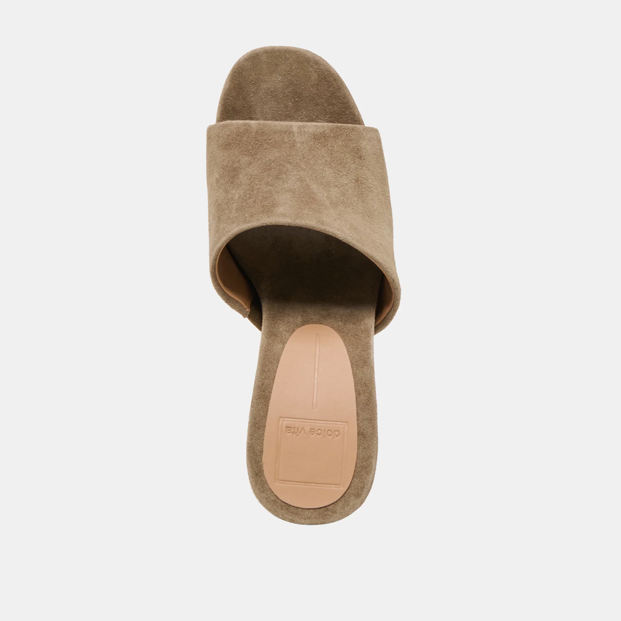 Holta Wedges in Olive Suede - Image 8