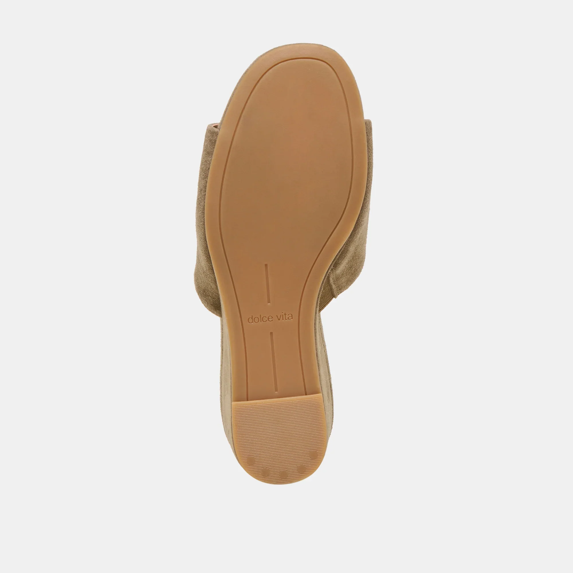 Holta Wedges in Olive Suede - Image 9