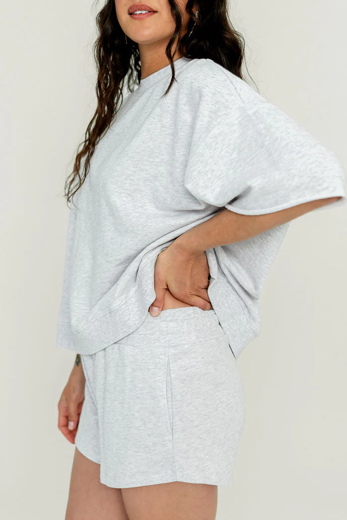 Bennett Shorts in Heather Grey