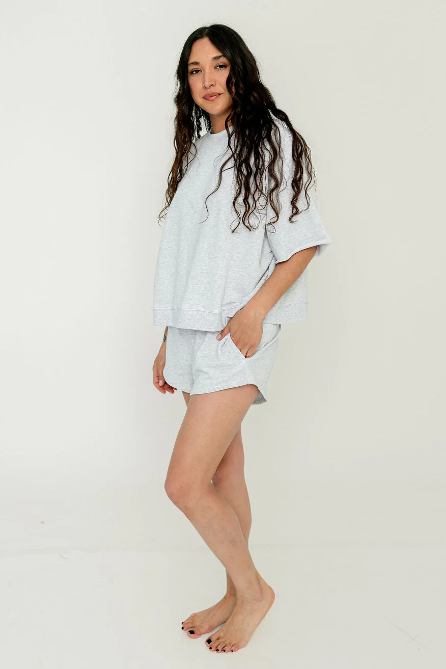 Bennett Shorts in Heather Grey - Image 5