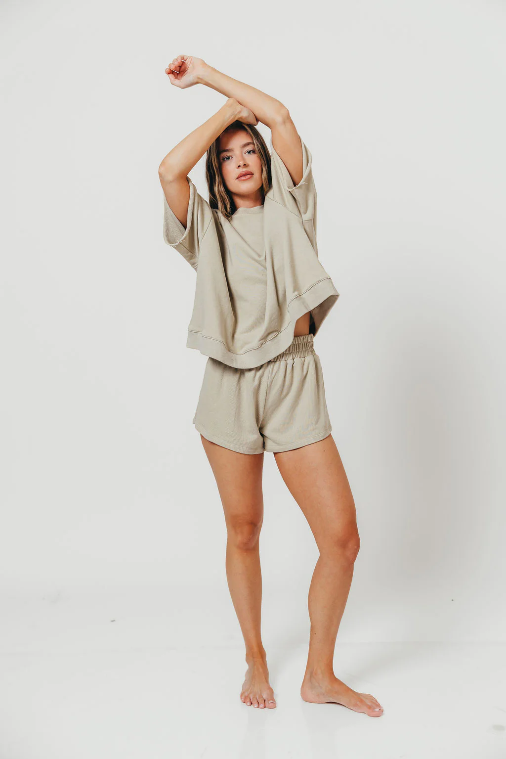 Bennett Shorts in Sage - Image 5