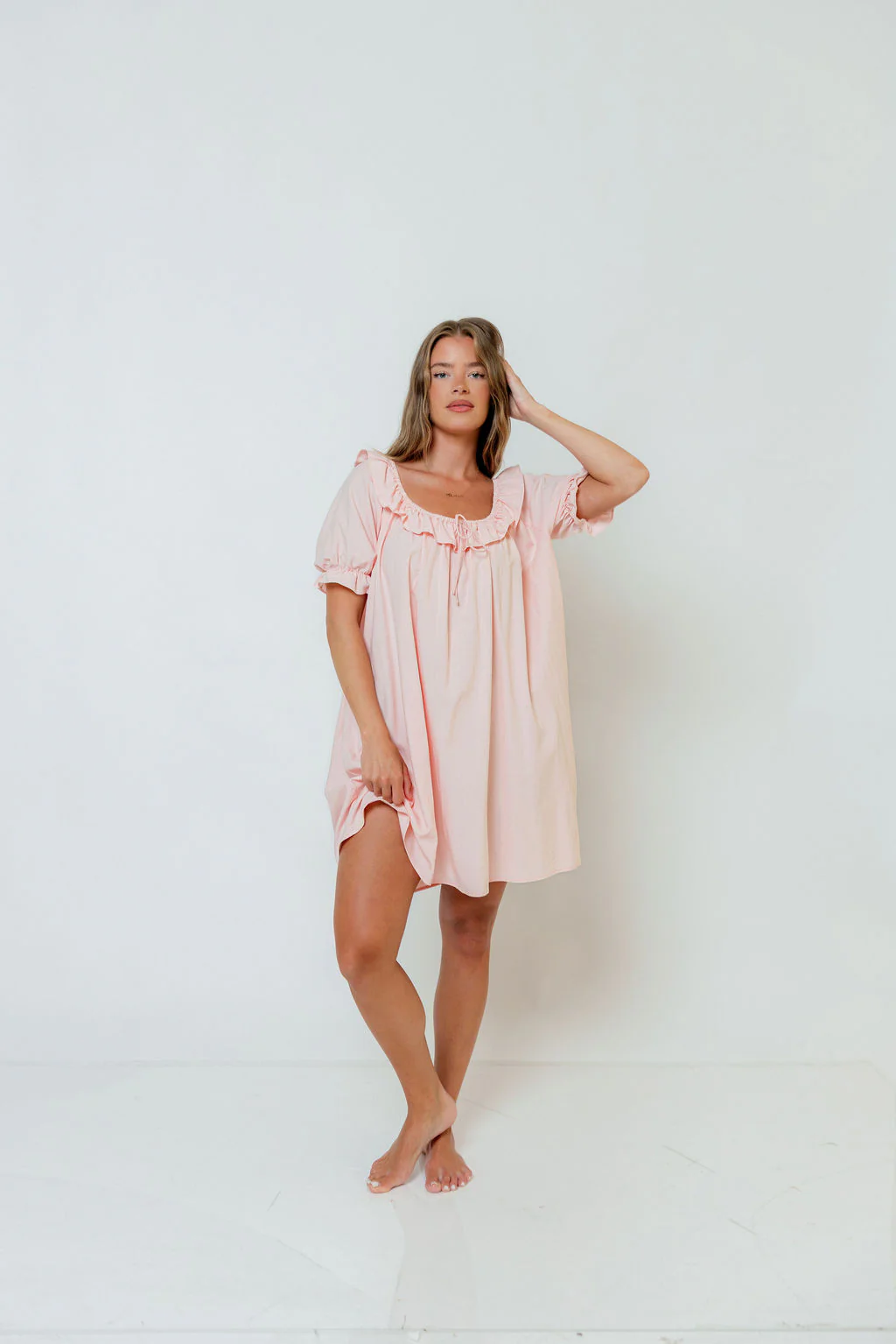Betty Dress in Pale Pink - Image 12