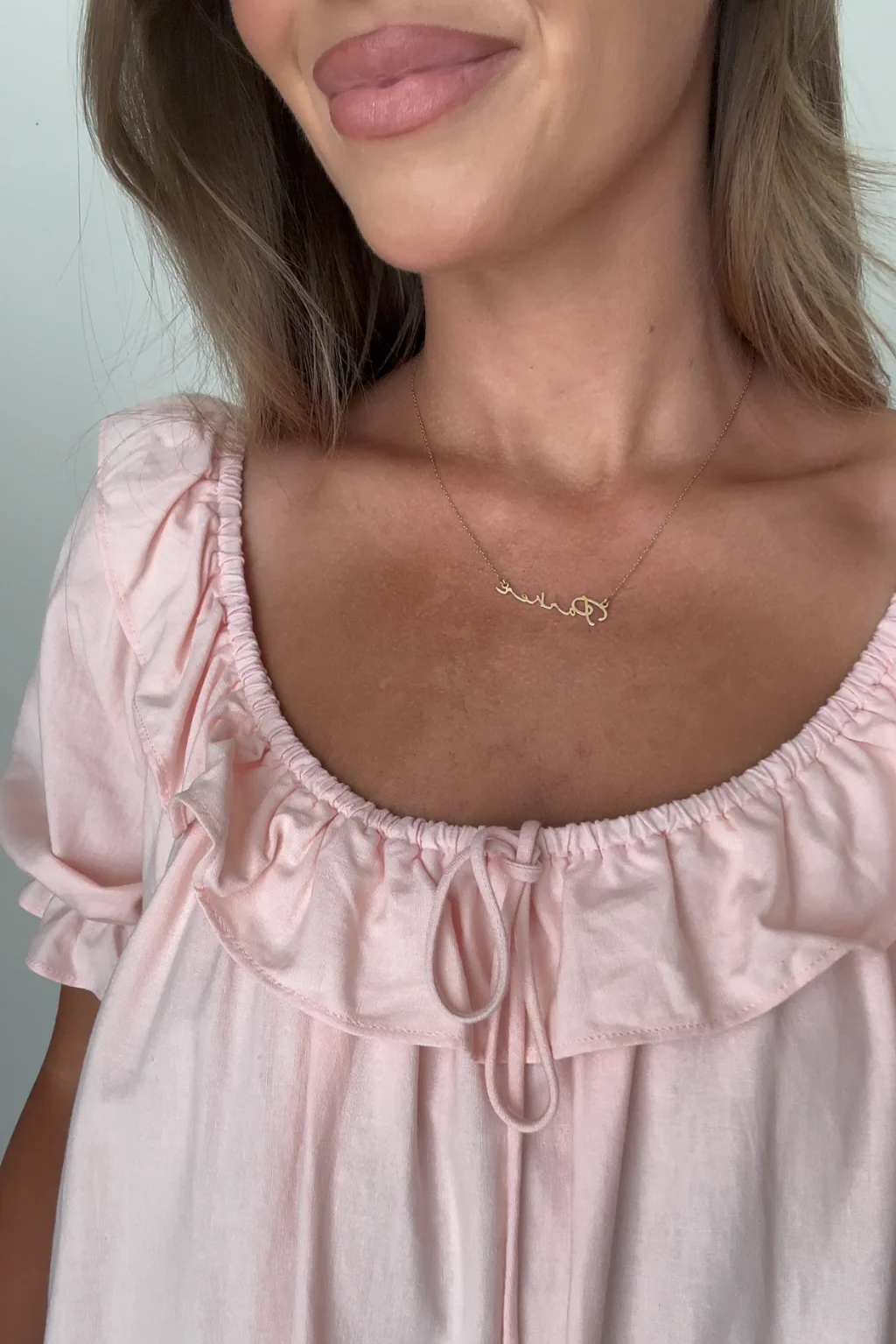 Betty Dress in Pale Pink - Image 7