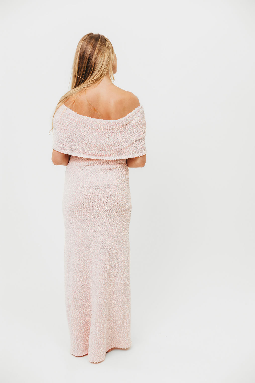 Brit Maxi Dress in Dusty Pink - Bump Friendly - Image 4