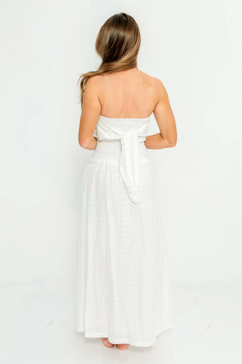 Avani Maxi Dress in Off-White - Image 3