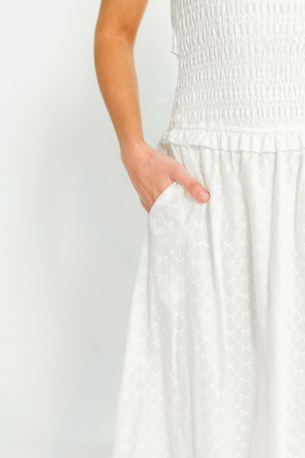 Avani Maxi Dress in Off-White - Image 6