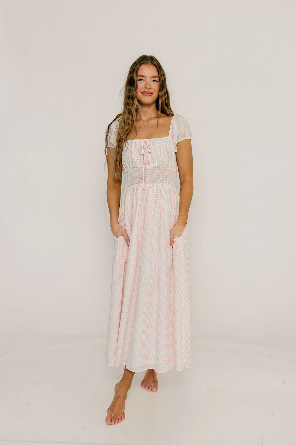 Corey Dress in Light Pink