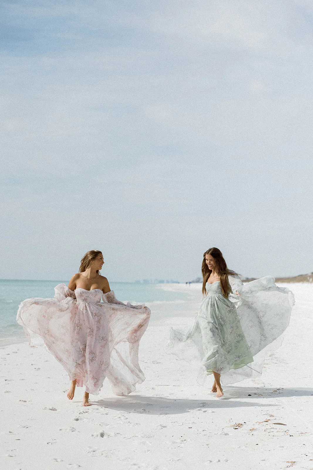 Delilah Maxi Dress with Train in Muted Blush Floral - Bump Friendly - Image 36