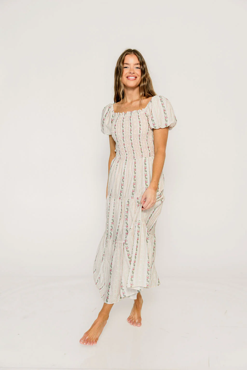 Kallie Maxi Dress in Garden Rose - Image 2