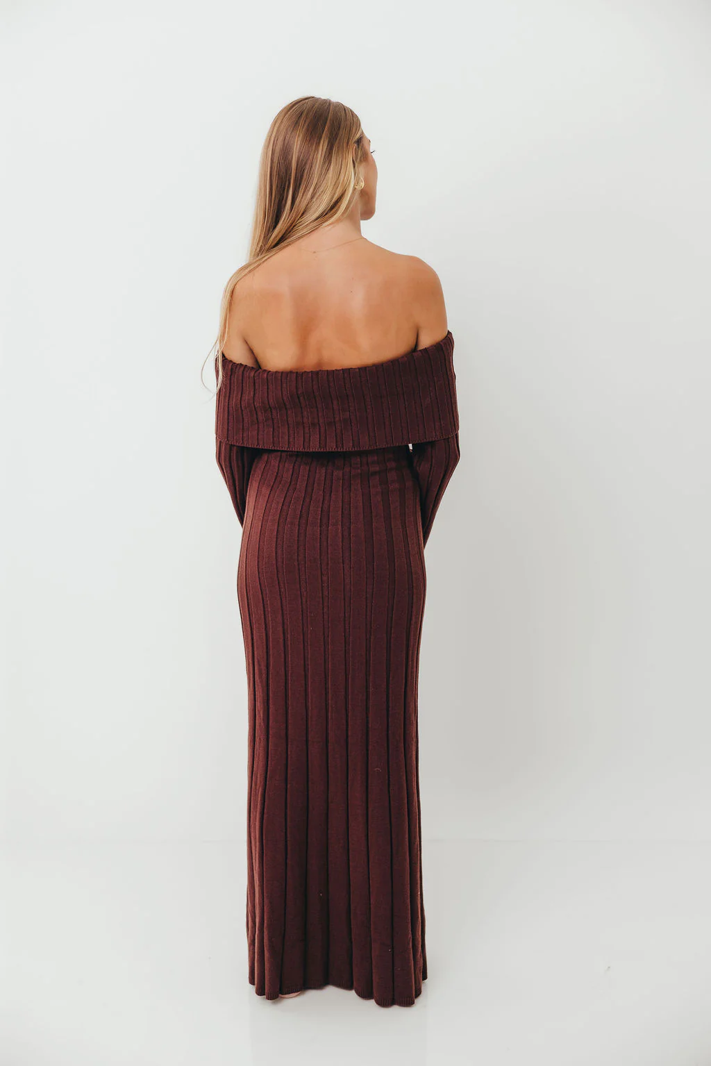 Evella Maxi Dress in Brown - Bump Friendly *Final Sale* - Image 6