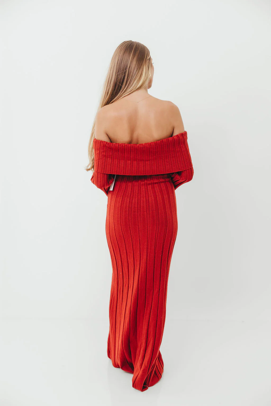 Evella Maxi Dress in Red - Bump Friendly *Final Sale* - Image 10