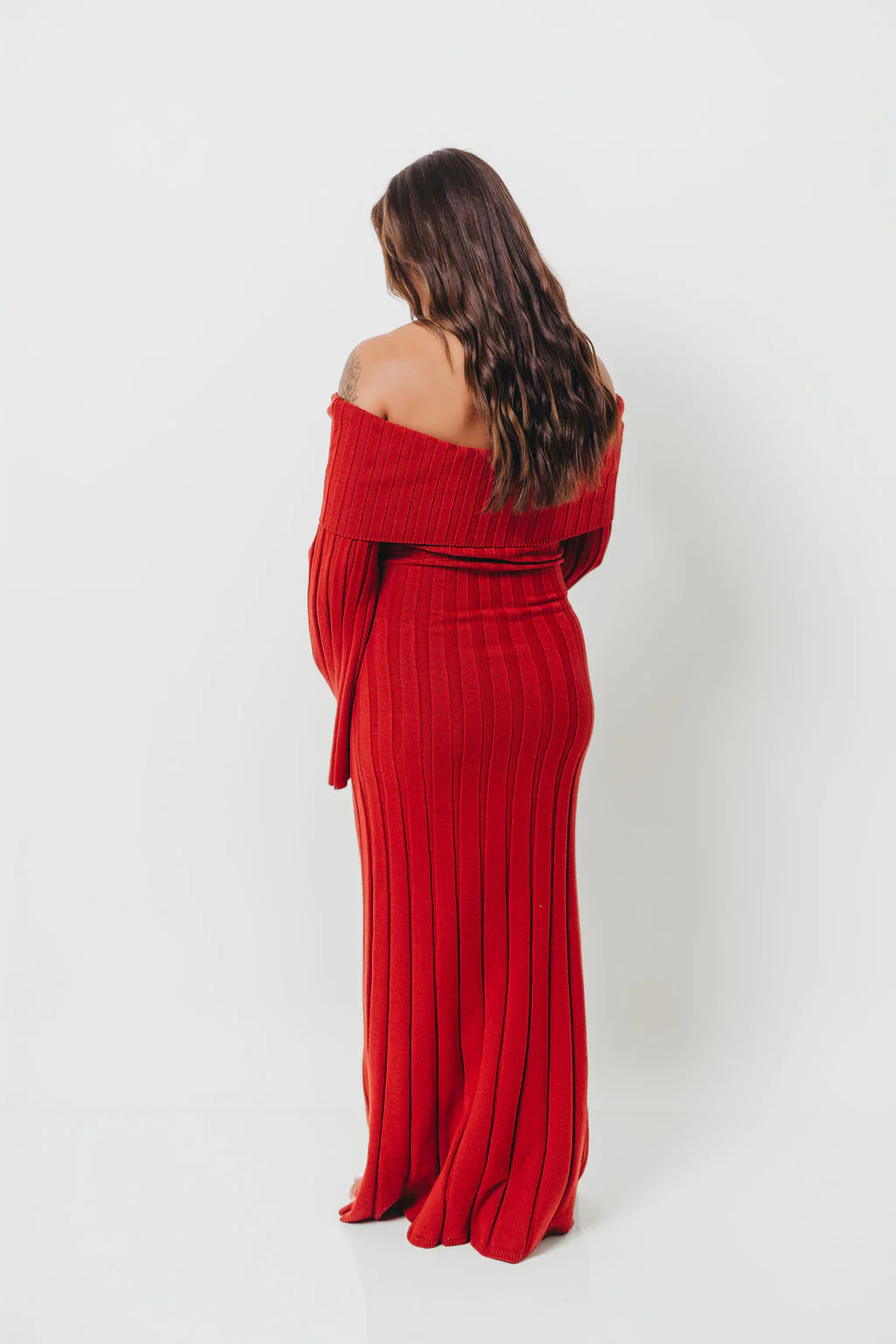 Evella Maxi Dress in Red - Bump Friendly *Final Sale* - Image 20