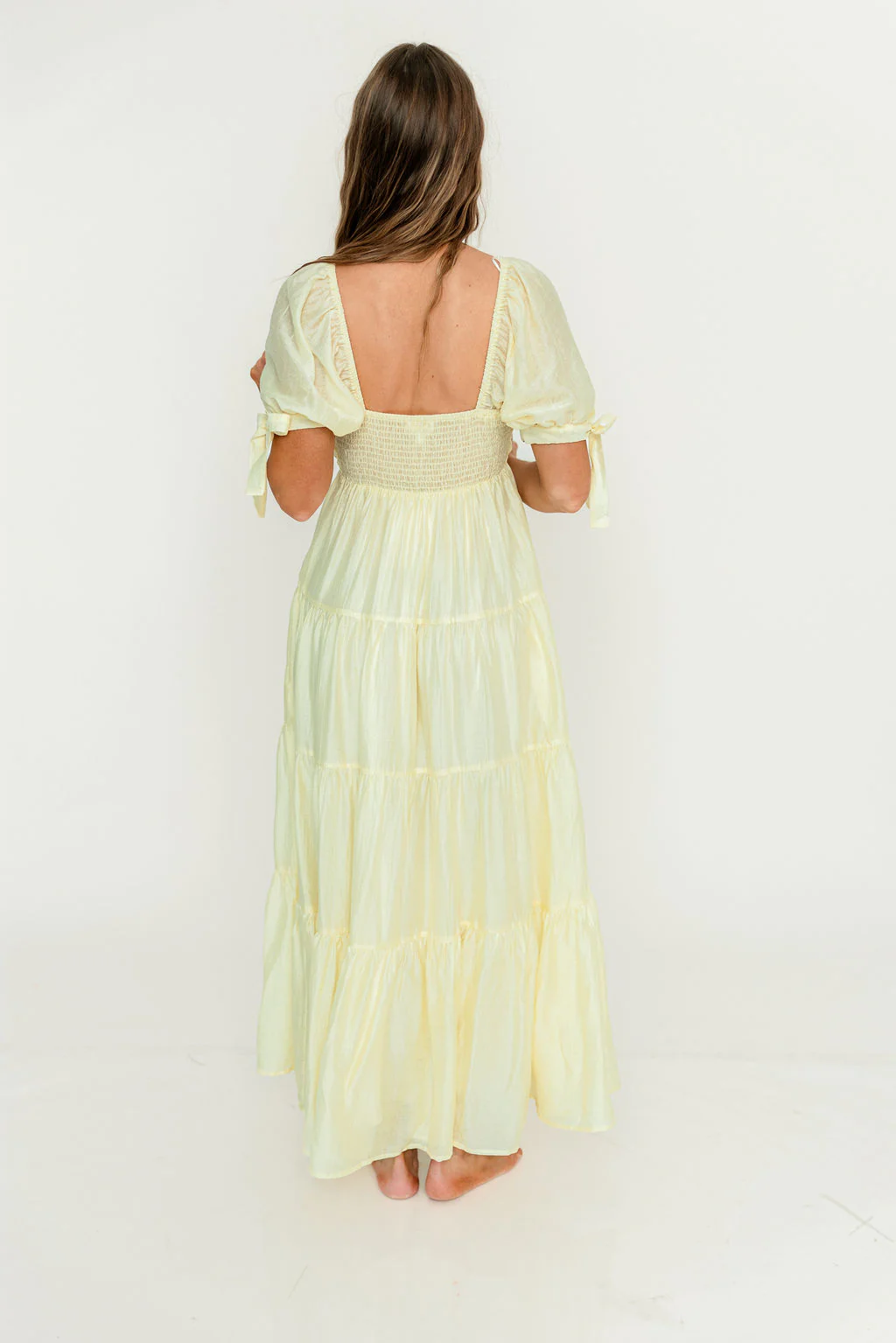 Grayson Maxi Dress in Lemon - Bump Friendly & Inclusive Sizing - Image 13