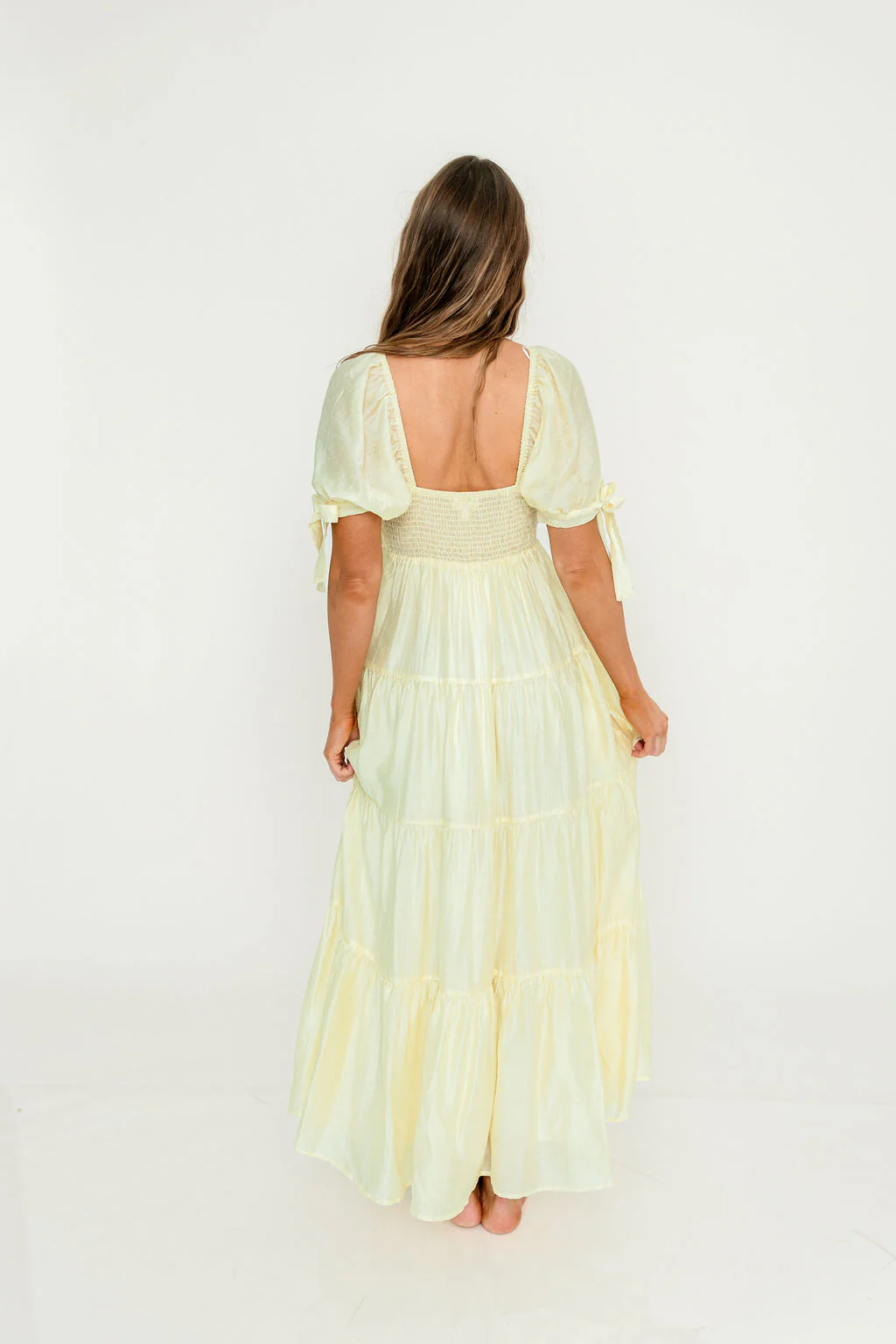 Grayson Maxi Dress in Lemon - Bump Friendly & Inclusive Sizing - Image 14