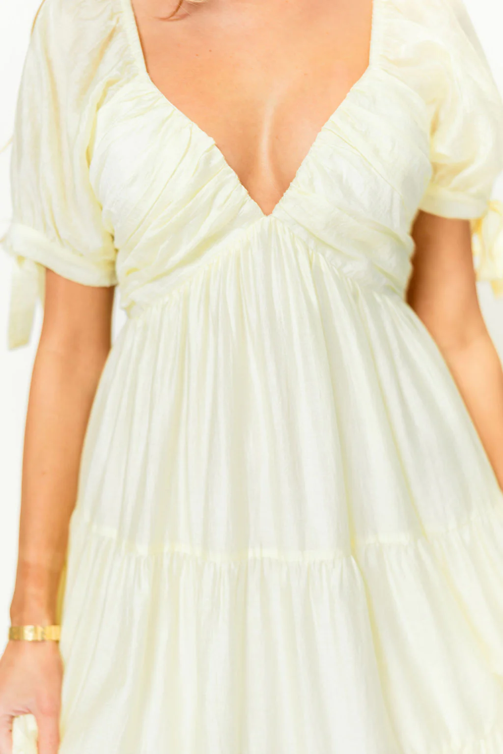 Grayson Maxi Dress in Lemon - Bump Friendly & Inclusive Sizing - Image 4