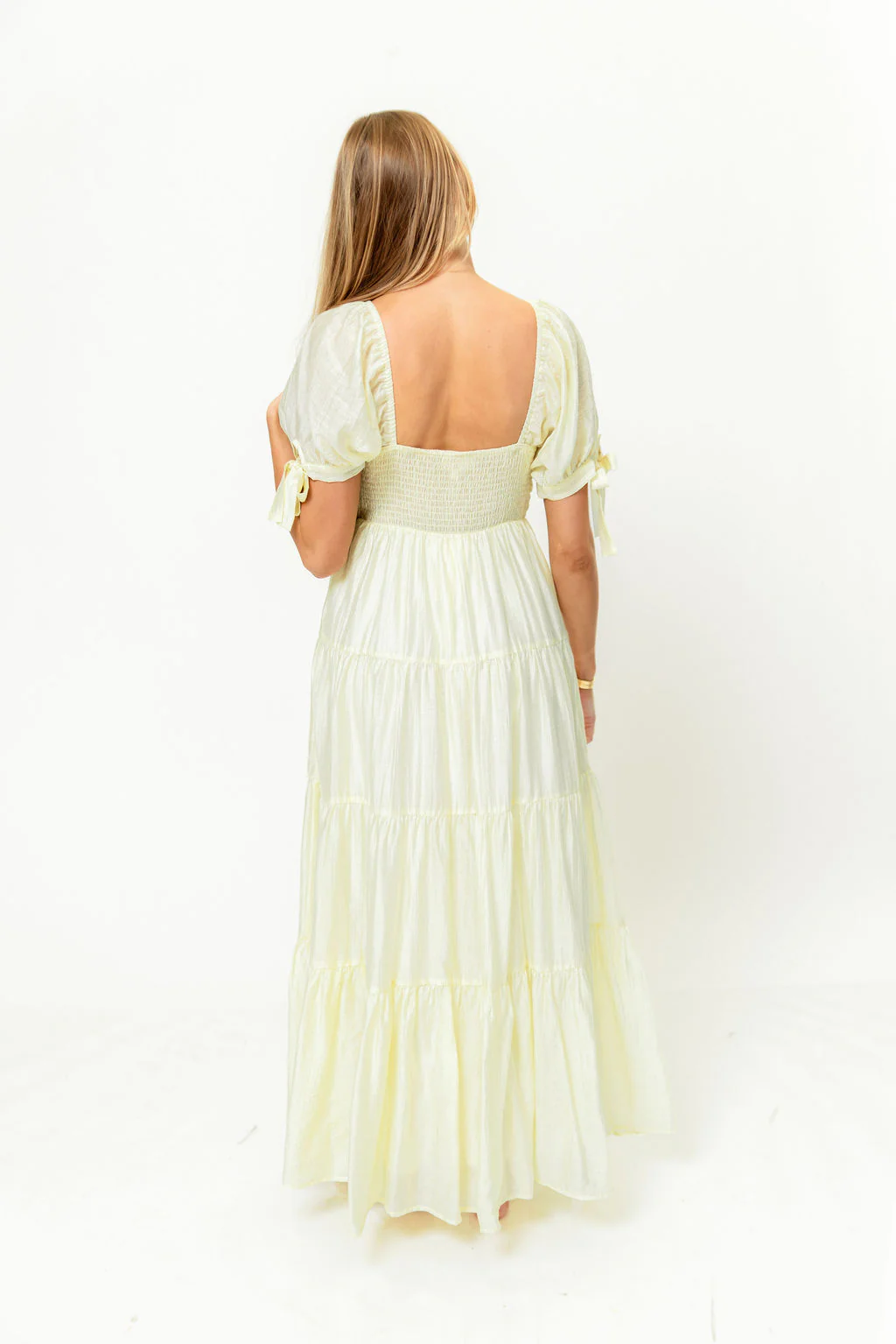 Grayson Maxi Dress in Lemon - Bump Friendly & Inclusive Sizing - Image 7