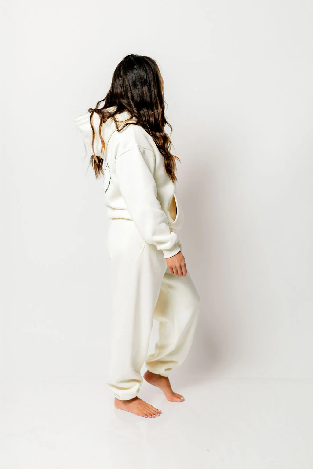 Kinsel Rodeo Club Sweatpants in Cream *Final Sale* - Image 3