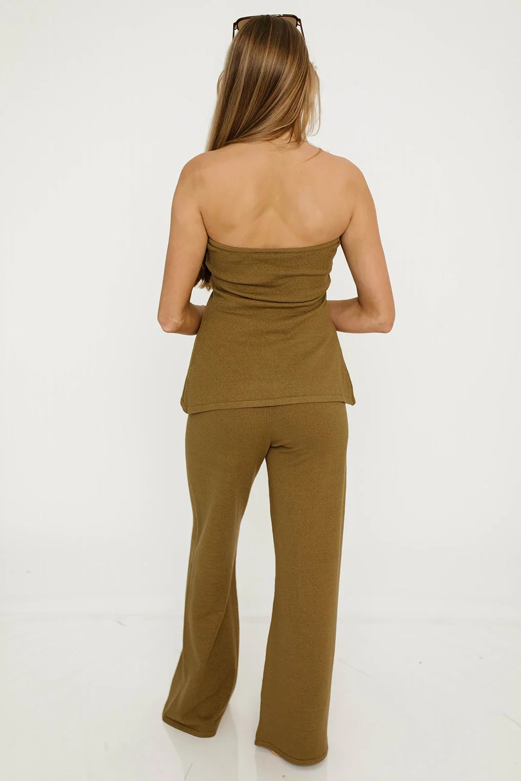 Lannister Knit Set in Dark Olive - Image 8