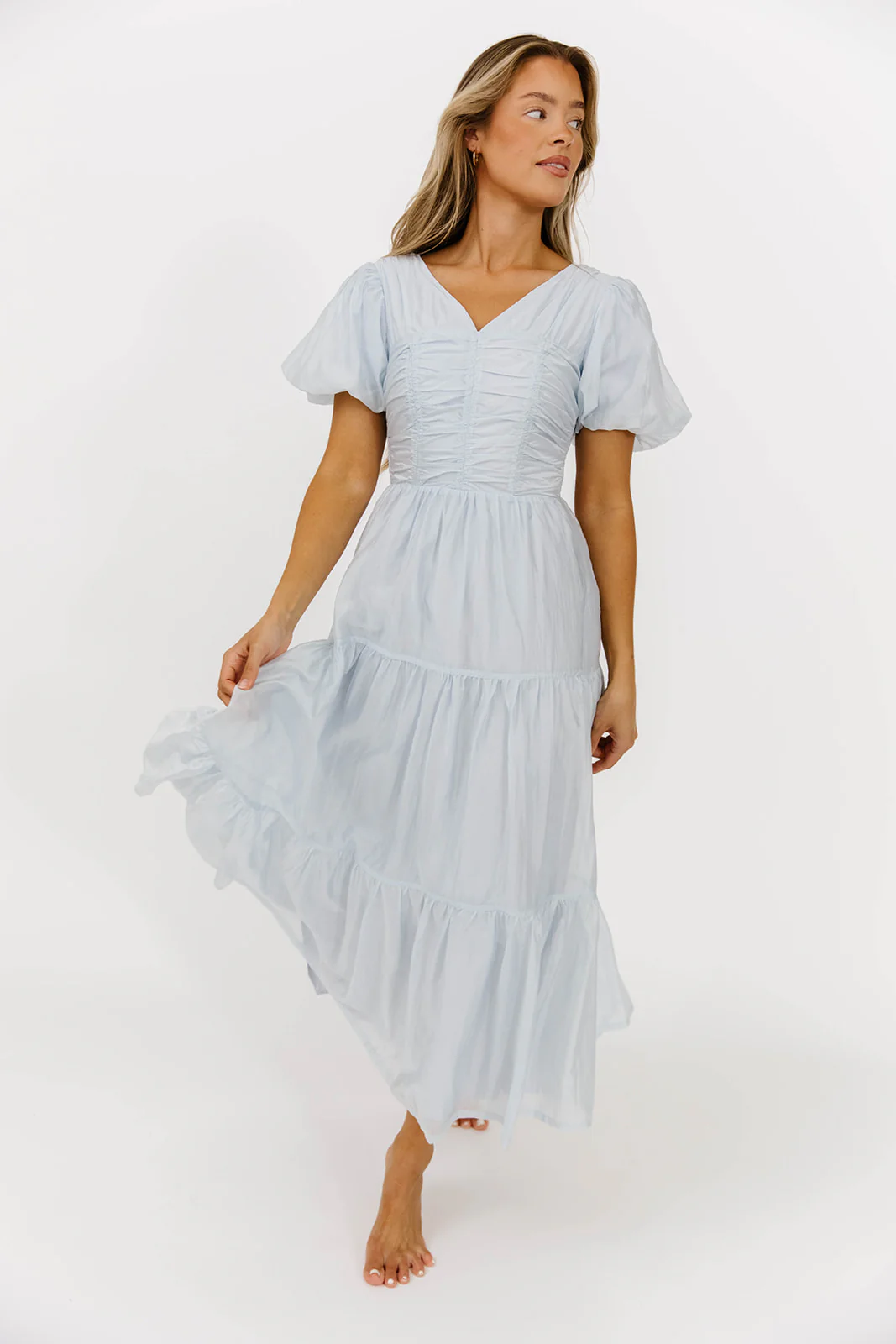 Renee Maxi Dress in Pale Blue - Image 2