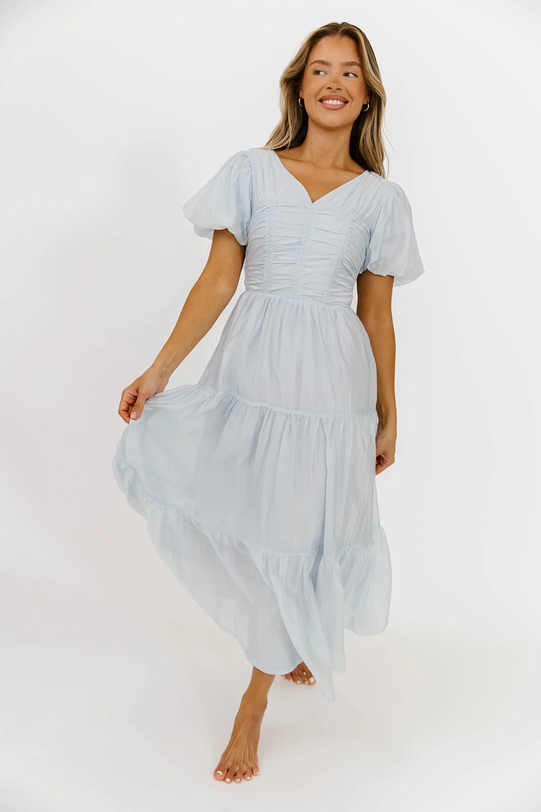 Renee Maxi Dress in Pale Blue - Image 3