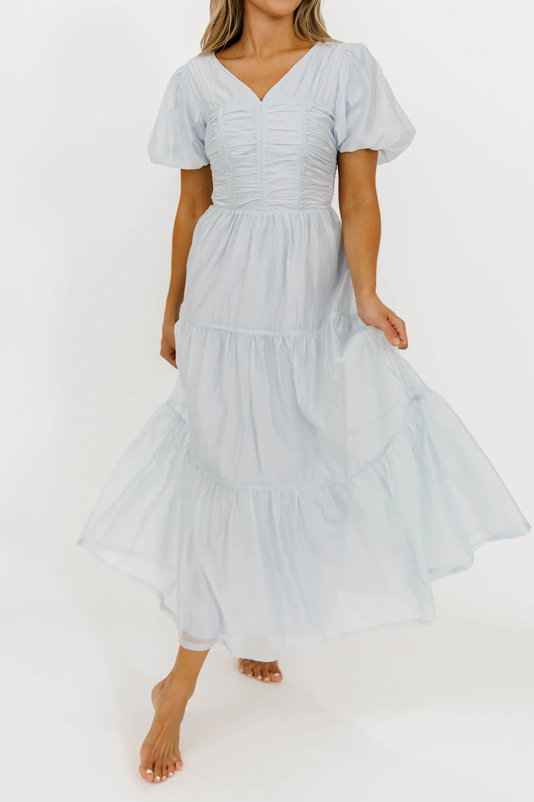 Renee Maxi Dress in Pale Blue - Image 5