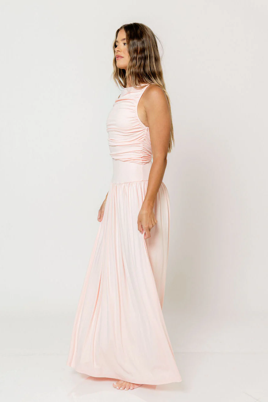 Leni Maxi Dress in Blush - Image 2
