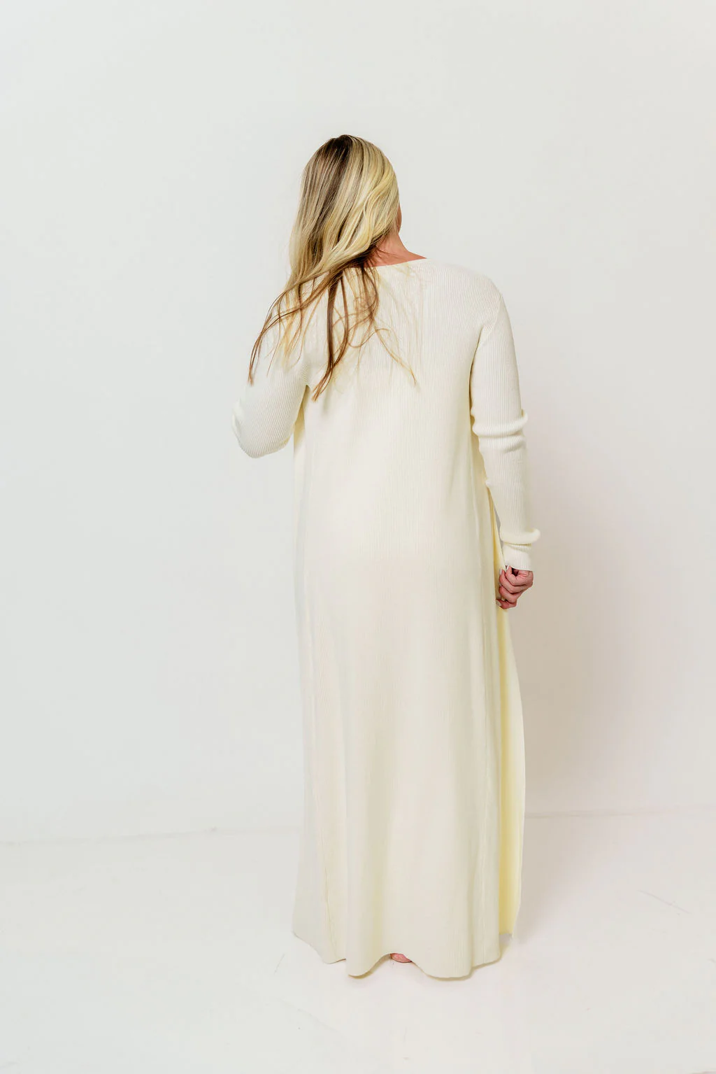 Lina Two Piece Dress Set in Ivory - Bump Friendly - Image 23