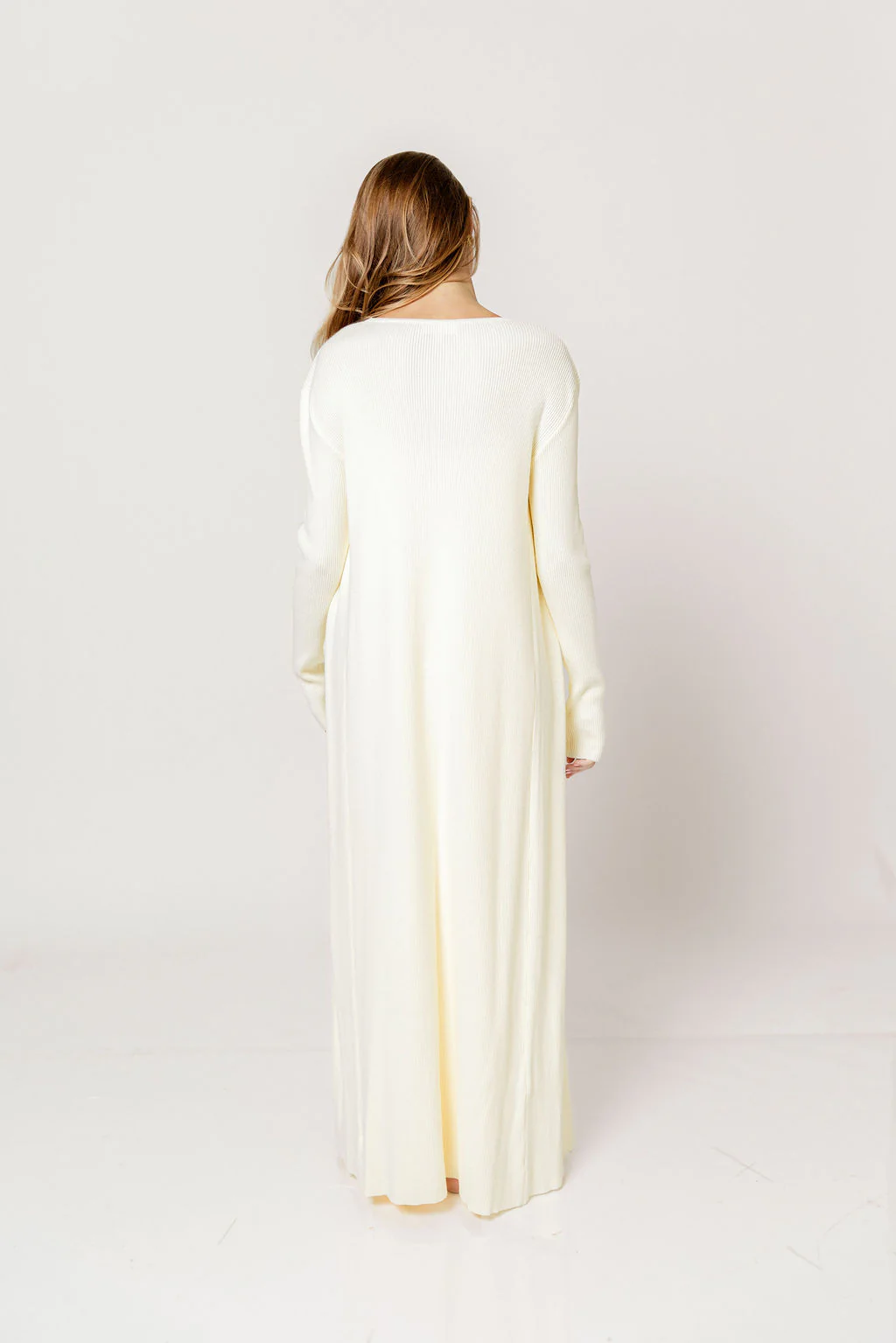 Lina Two Piece Dress Set in Ivory - Bump Friendly - Image 8