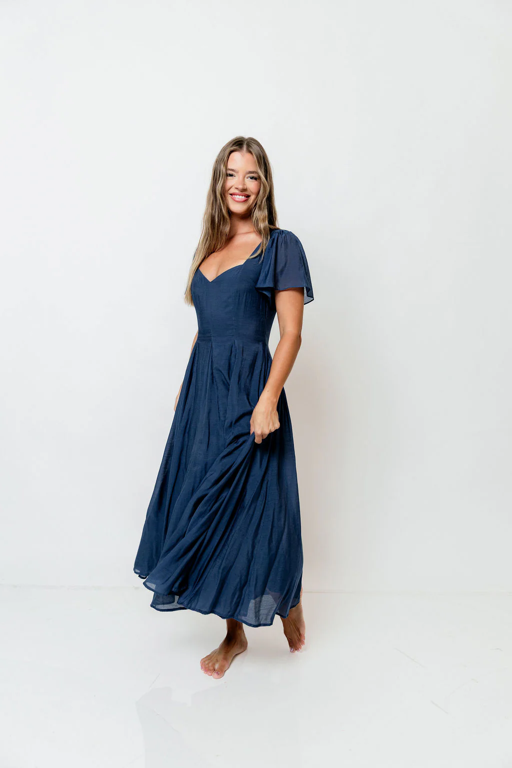 Meret Maxi Dress in Navy *7/14 PRE-ORDER*