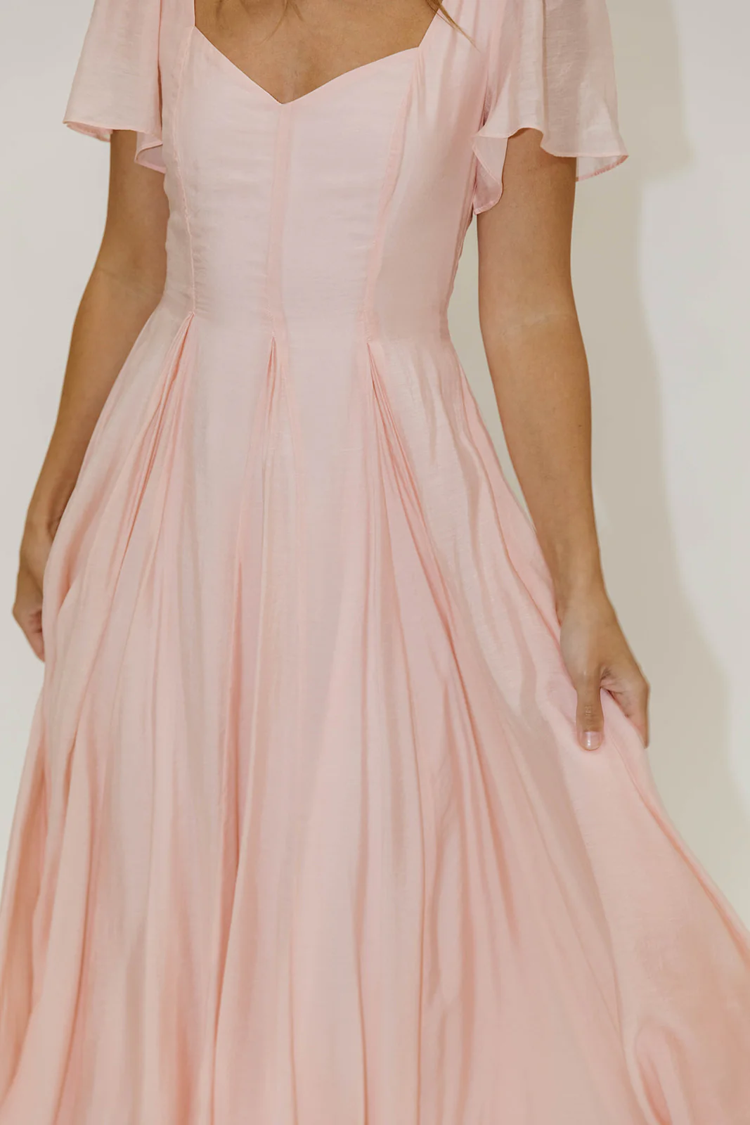 Meret Maxi Dress in Pink - Image 11