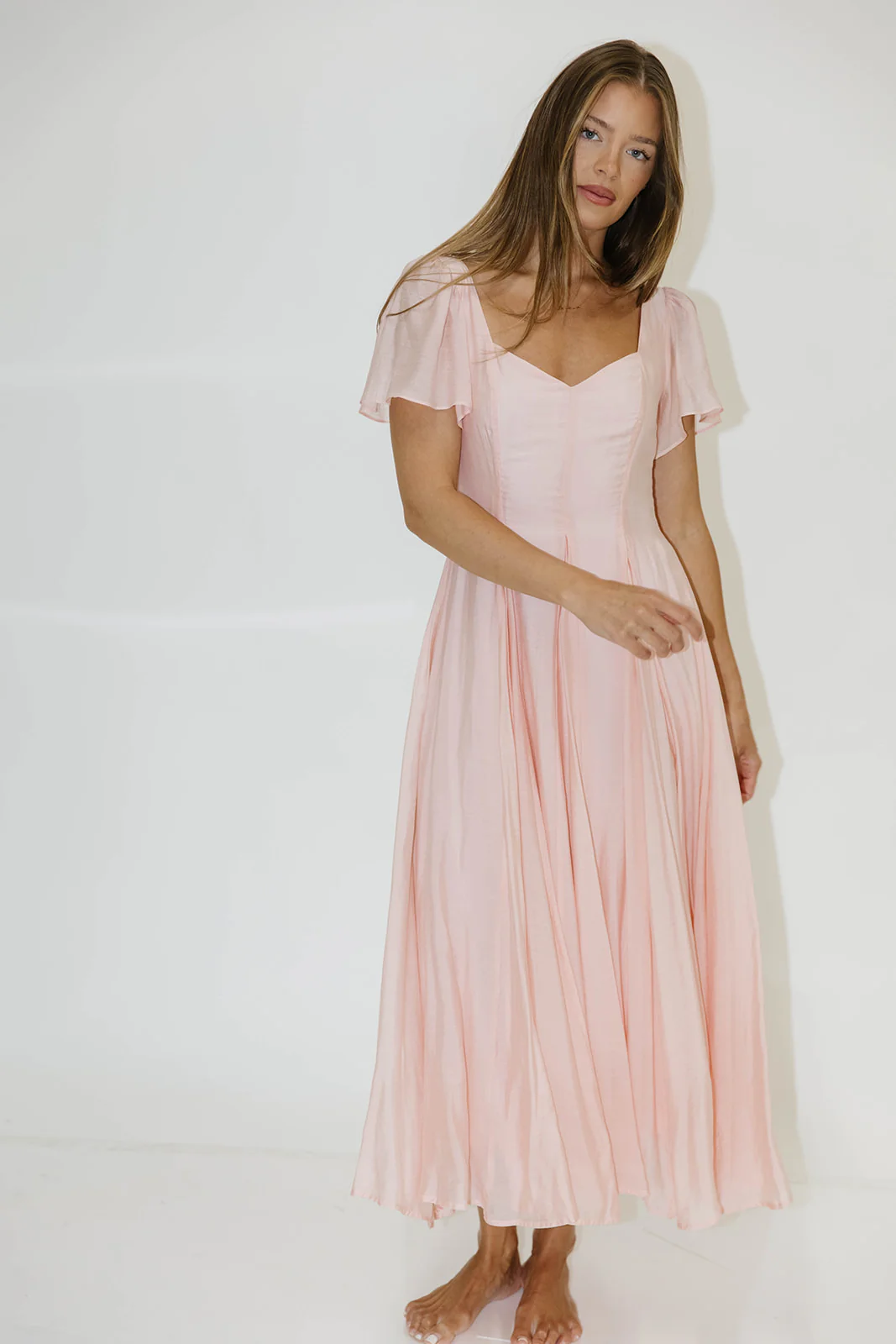 Meret Maxi Dress in Pink - Image 3