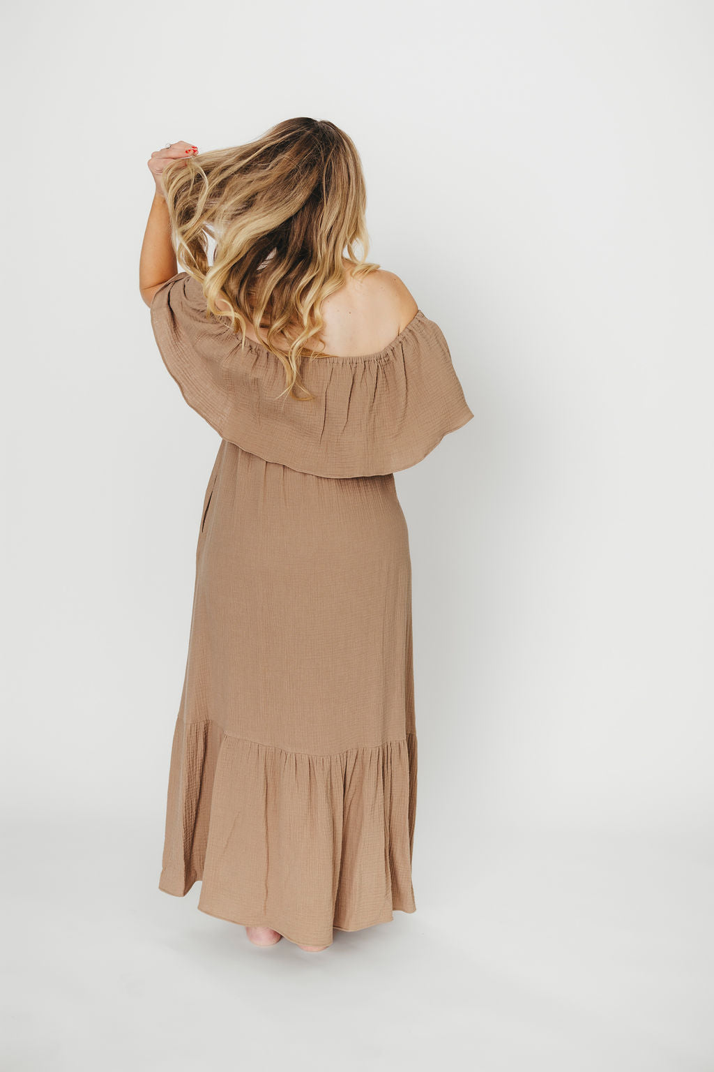 Josie 100% Cotton Maxi Dress in Dry Thyme - Bump & Nursing Friendly *Final-Sale* - Image 12