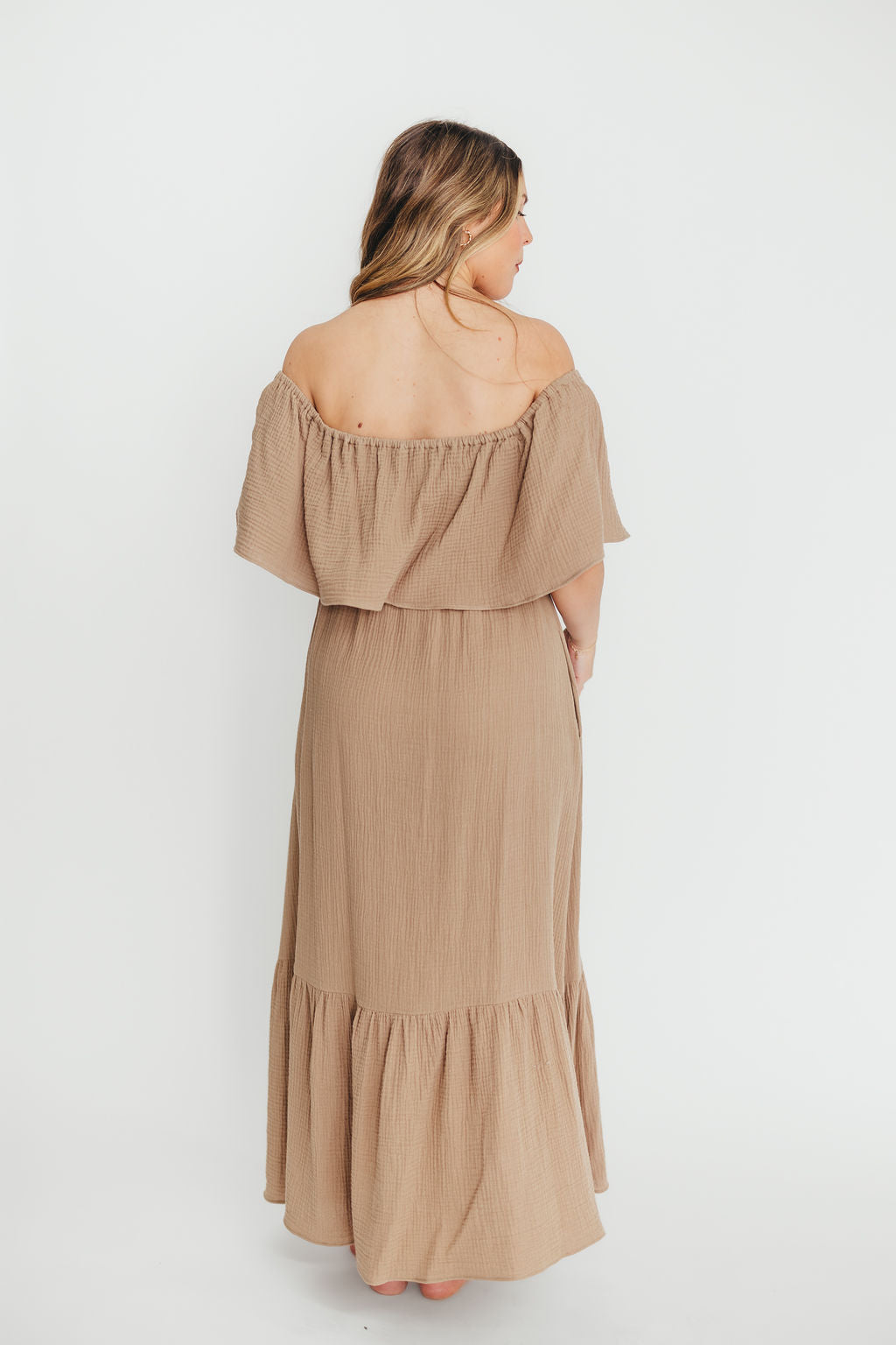 Josie 100% Cotton Maxi Dress in Dry Thyme - Bump & Nursing Friendly *Final-Sale* - Image 7