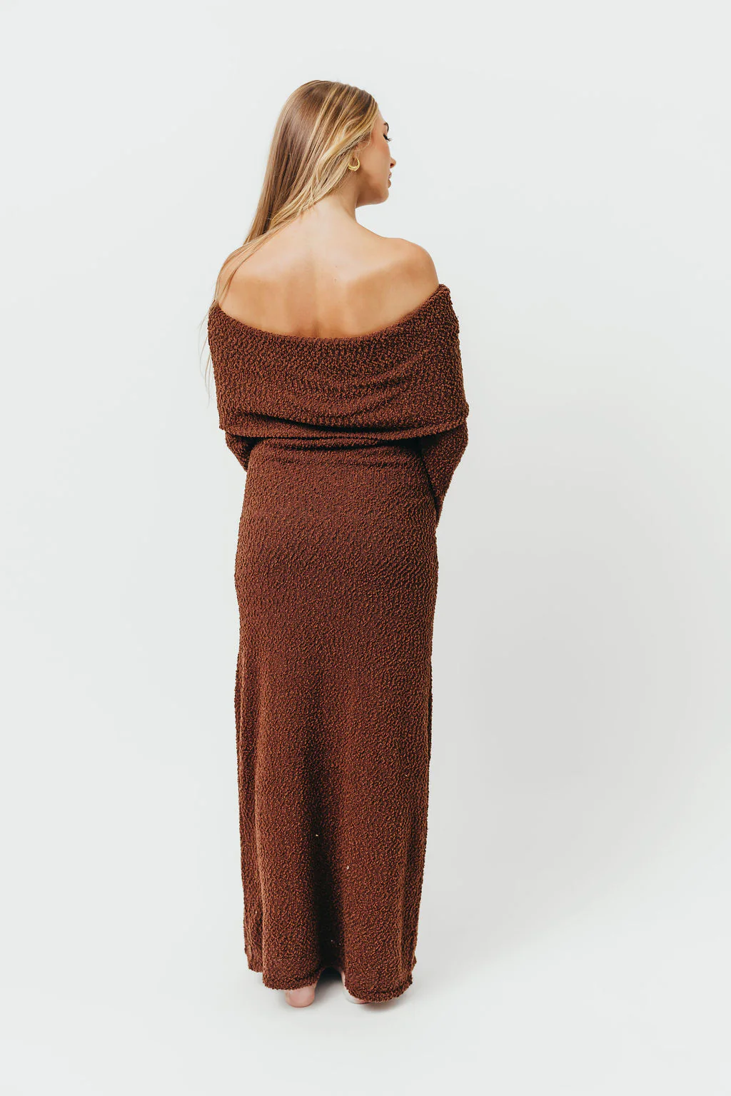 Nora Knit Maxi Dress in Chocolate Brown - Bump Friendly (Restcoking in Aug) - Image 5