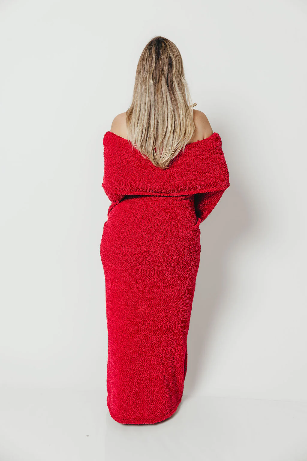 Nora Knit Maxi Dress in Muted Red - Bump Friendly *Final Sale* - Image 18