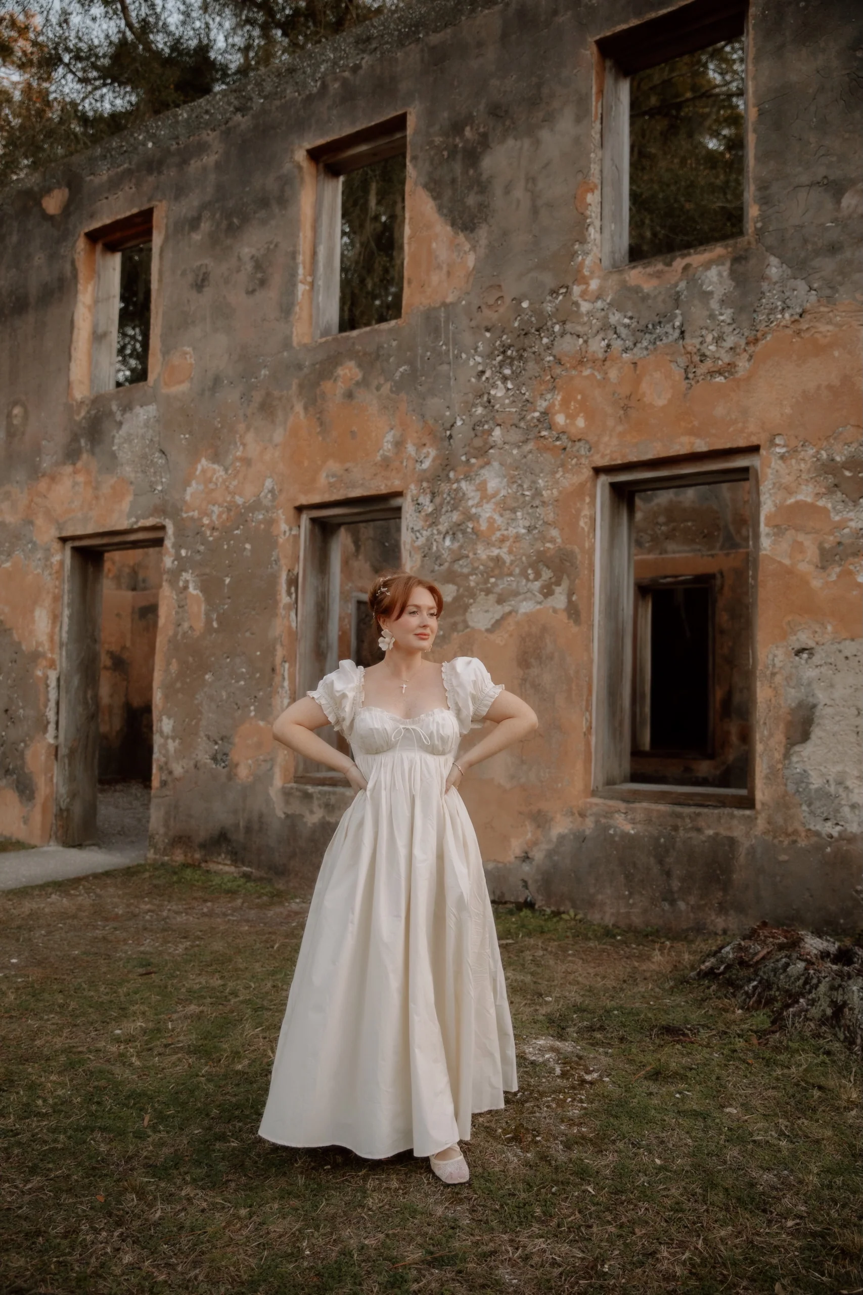 Olivia 100% Cotton Maxi Dress in Cream - Bump Friendly - Image 10