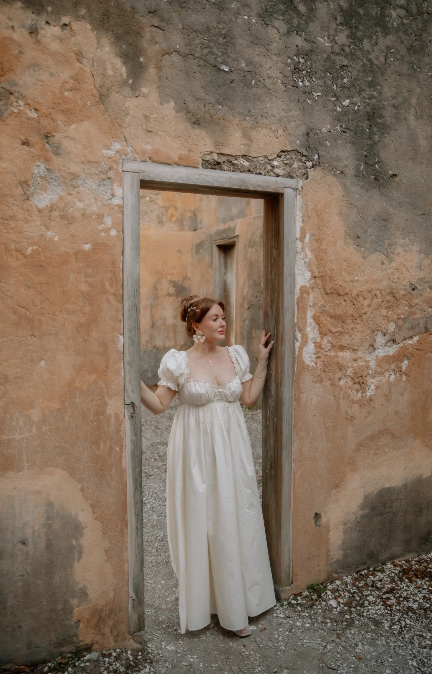 Olivia 100% Cotton Maxi Dress in Cream - Bump Friendly - Image 13