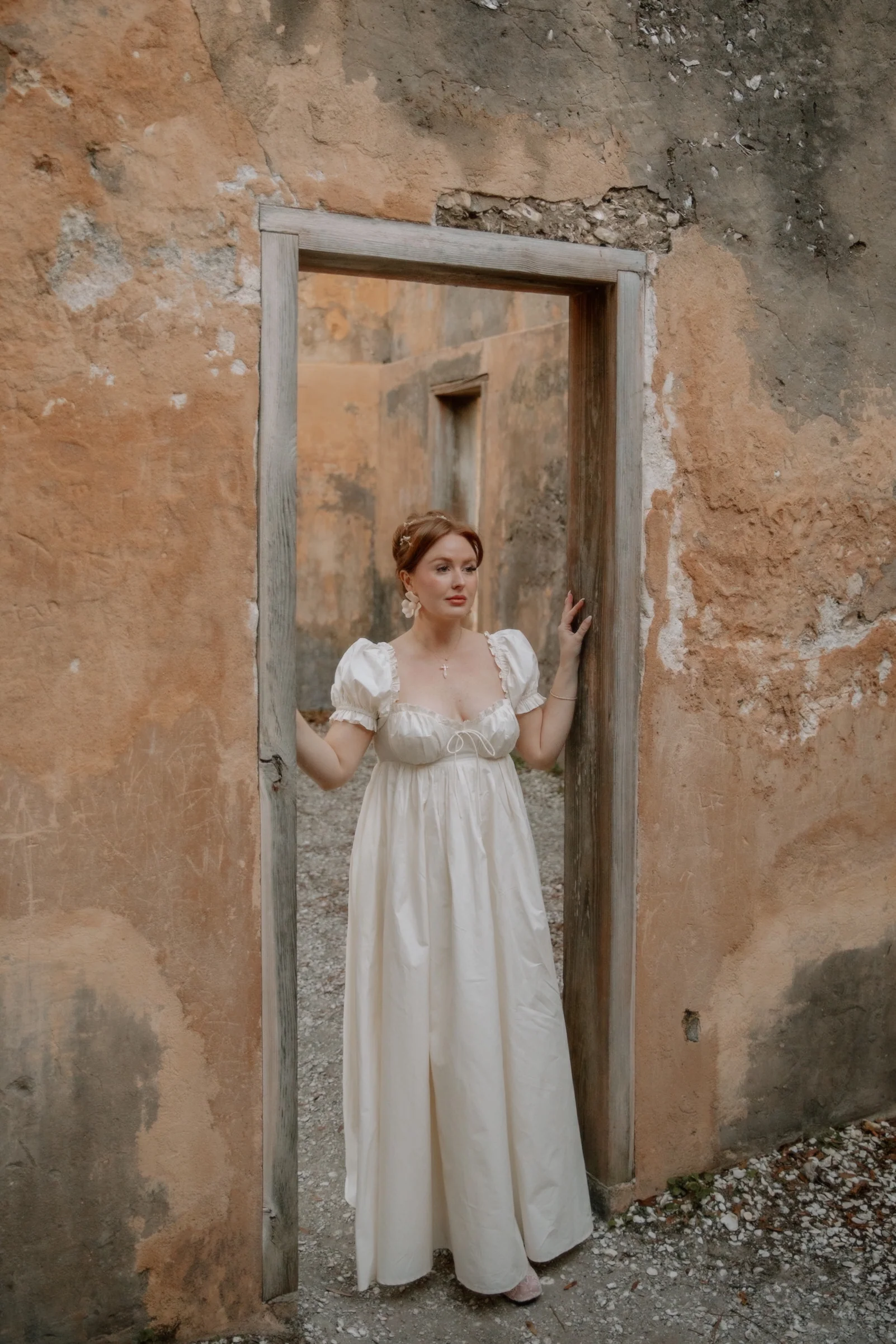 Olivia 100% Cotton Maxi Dress in Cream - Bump Friendly - Image 28