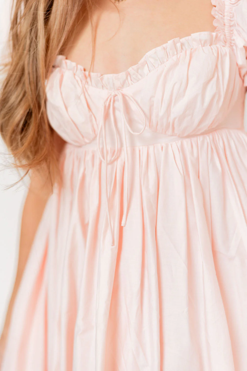 Olivia 100% Cotton Maxi Dress in Pale Pink - Bump Friendly - Image 28