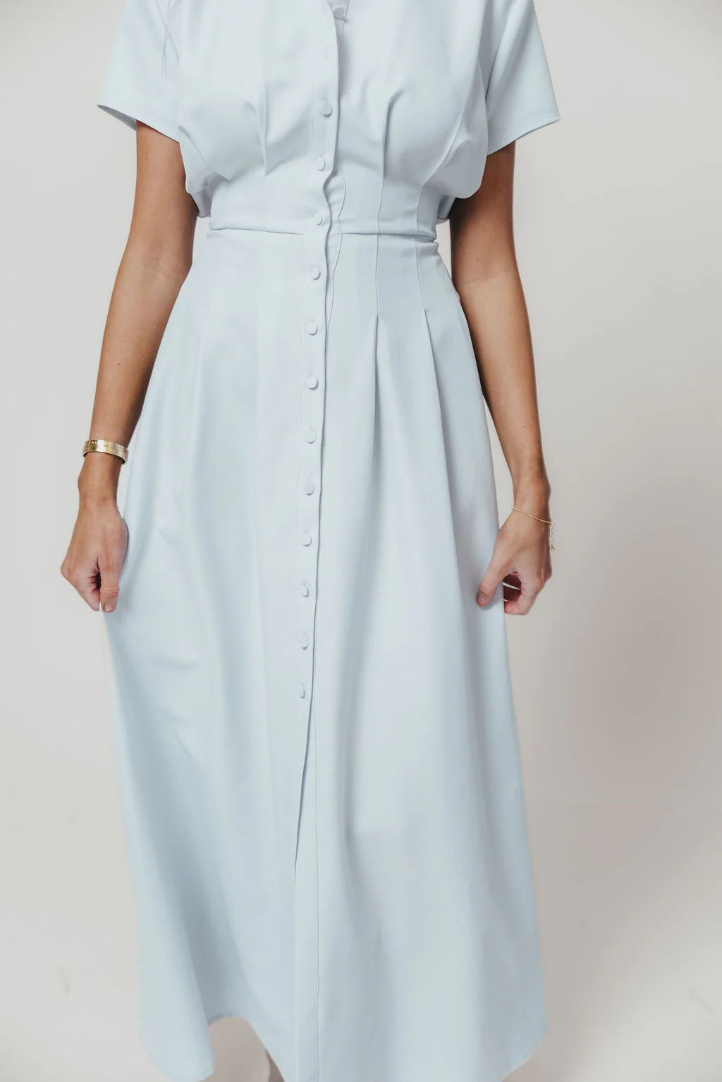 Parker Maxi Dress in Blue - Image 2